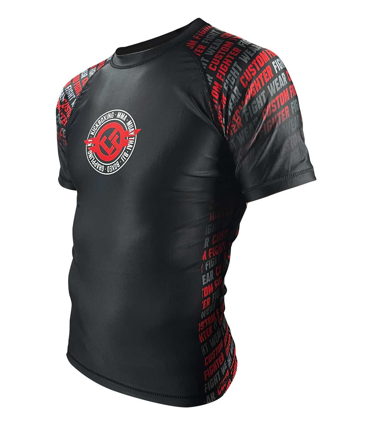 RashGuard Custom Fighter MMA Fight Wear para Grappling y MMA