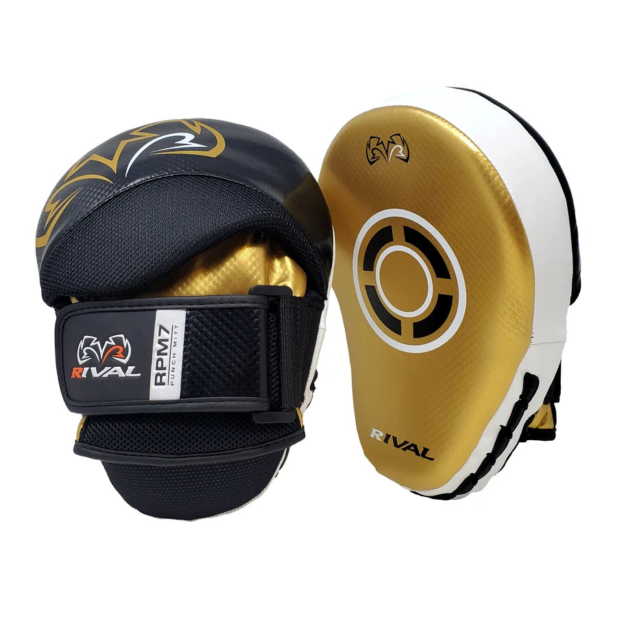 Manoplas de Boxeo Rival RPM7 Fitness Plus Oro