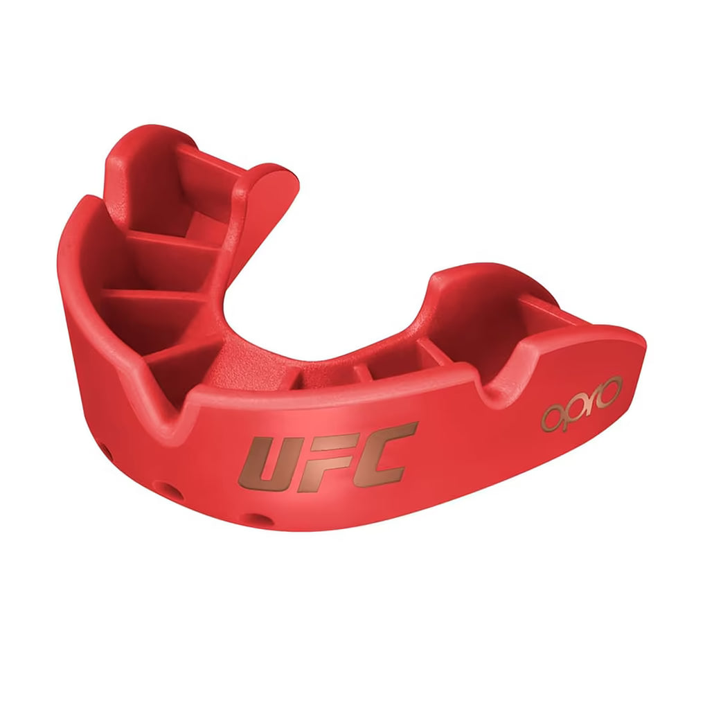 Protector Bucal OPRO x UFC Bronze Rojo