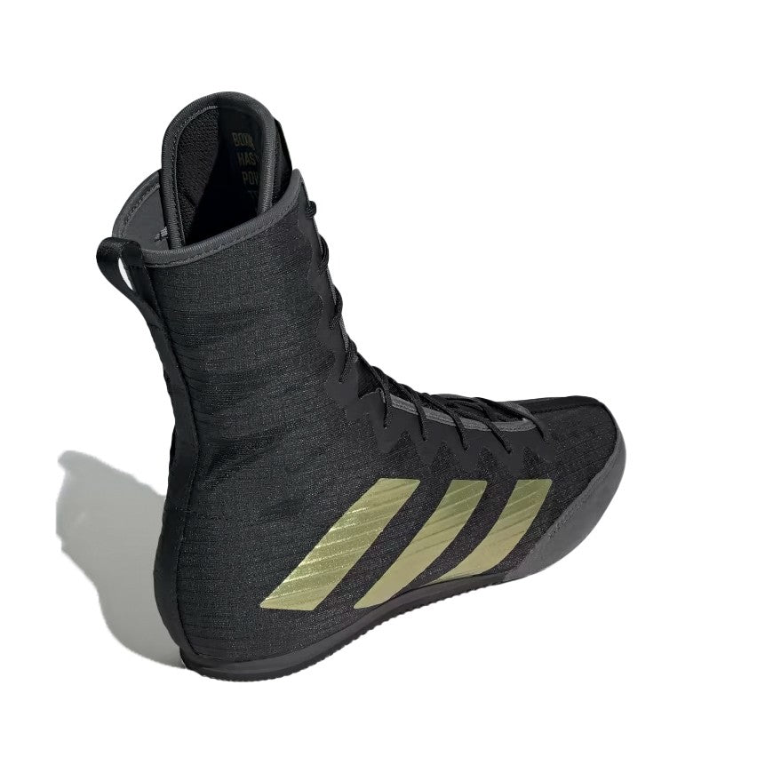 Botas de Boxeo Adidas Box Hog 4 Negra/Dorada GZ6116